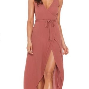 L*space coral wrap dress  size s/p but I am 5’5 and runs long for a petite.